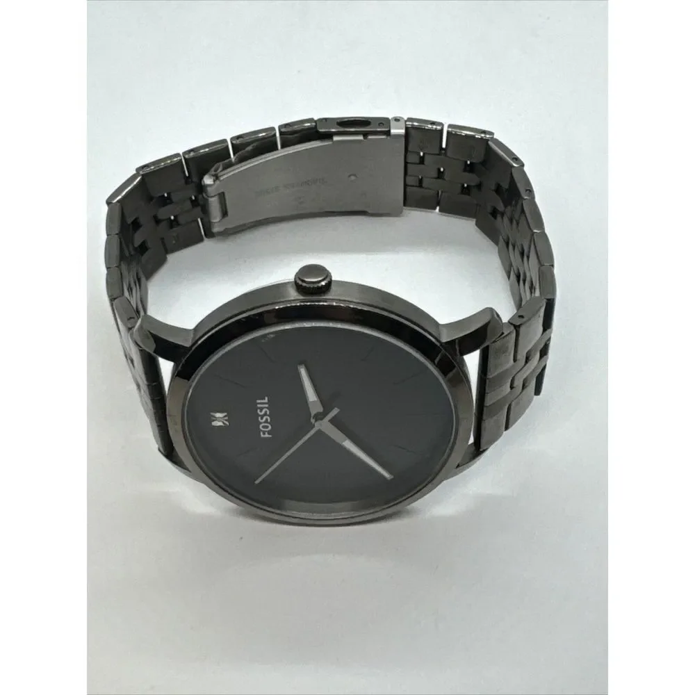 Fossil Lux Luther BQ2419 Men's Smoke Stainless Steel Analog Dial Watch JNA368